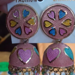 Jhumka pink color